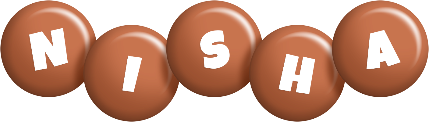 Nisha candy-brown logo