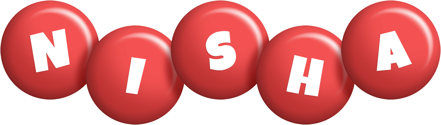 Nisha candy-red logo