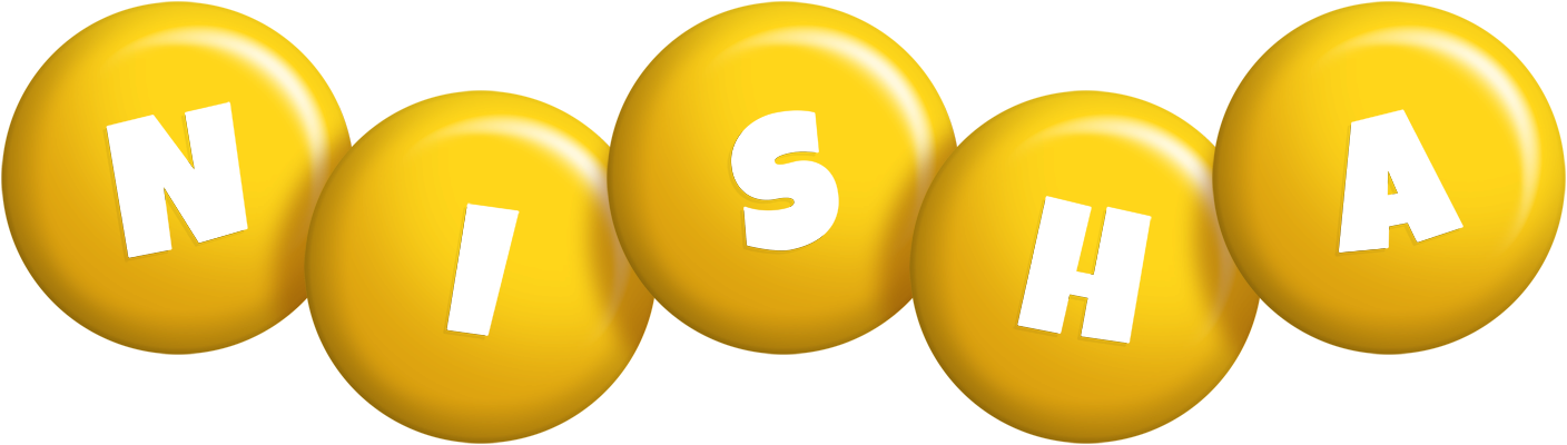 Nisha candy-yellow logo