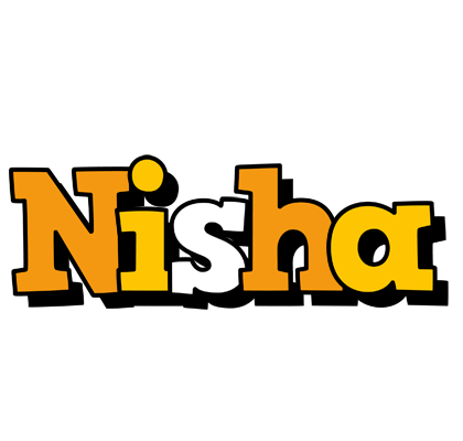 Nisha cartoon logo