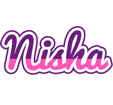 Nisha cheerful logo