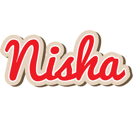 Nisha chocolate logo