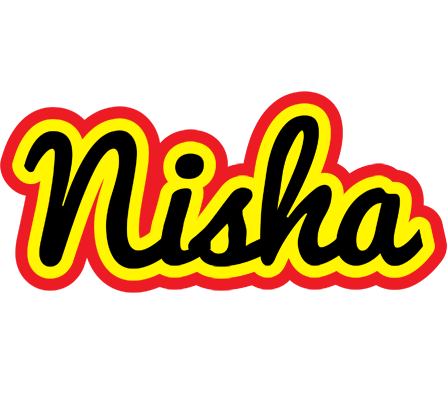 Nisha flaming logo