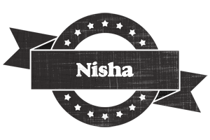 Nisha grunge logo