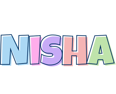 Nisha pastel logo