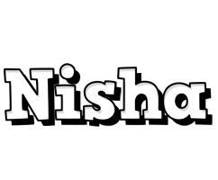 Nisha snowing logo