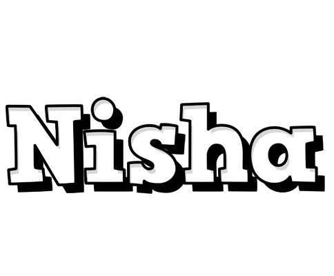 Nisha snowing logo