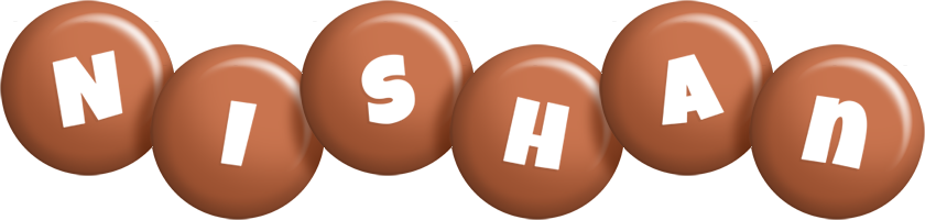 Nishan candy-brown logo