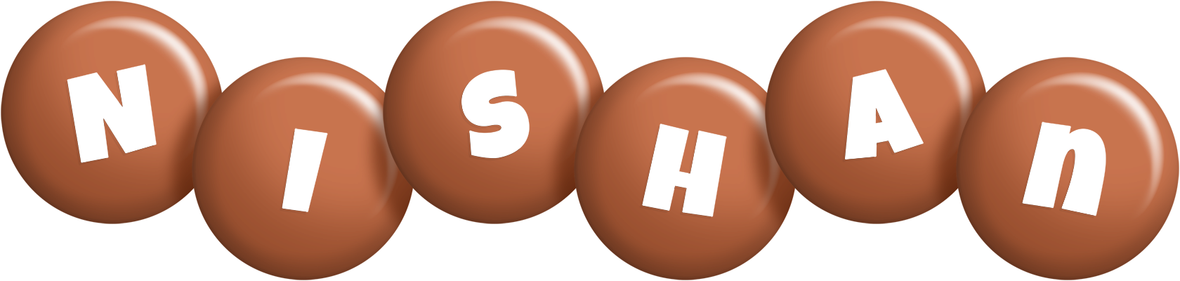 Nishan candy-brown logo
