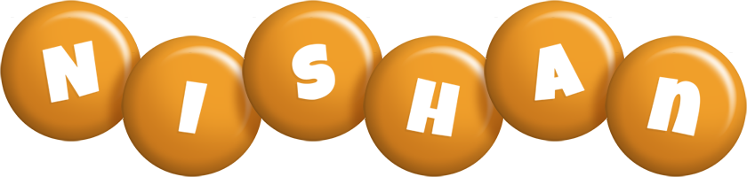 Nishan candy-orange logo