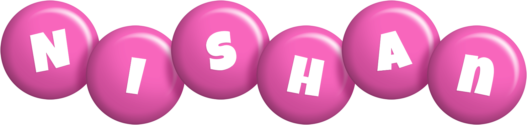Nishan candy-pink logo