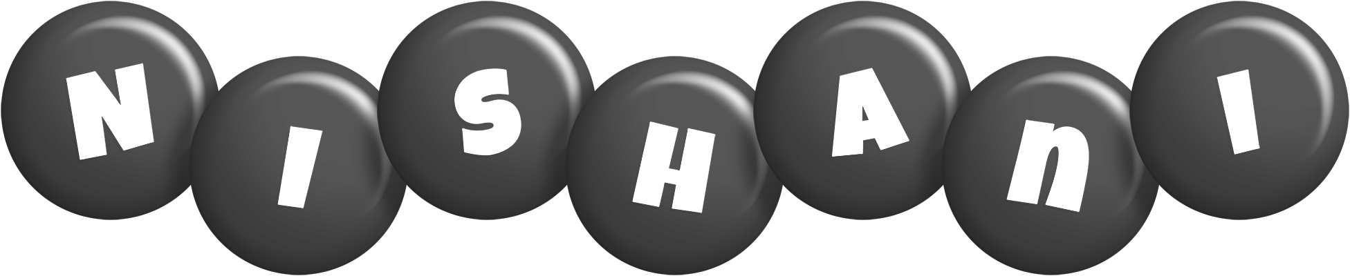 Nishani candy-black logo