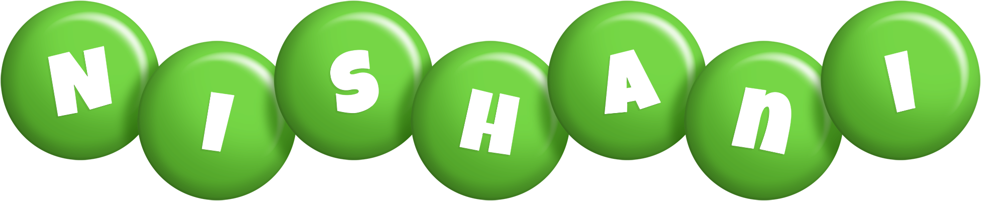 Nishani candy-green logo