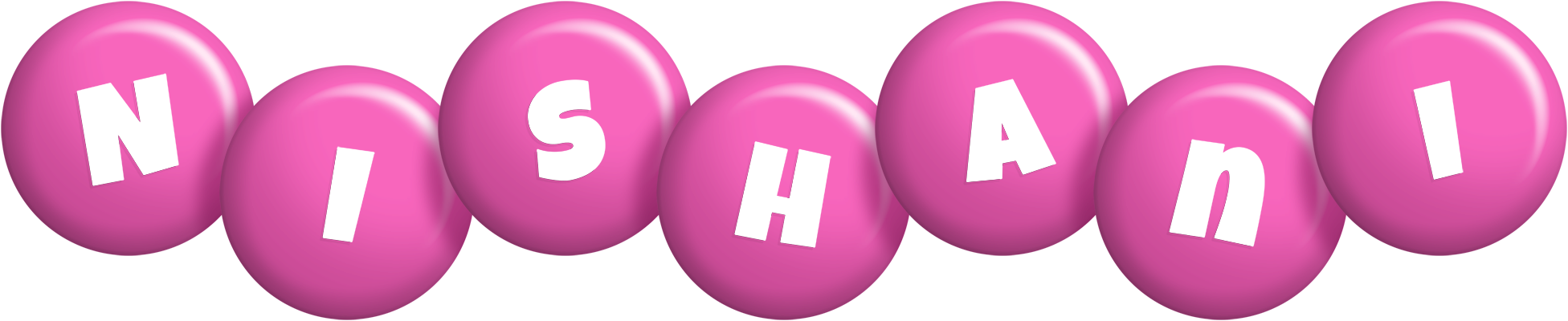 Nishani candy-pink logo