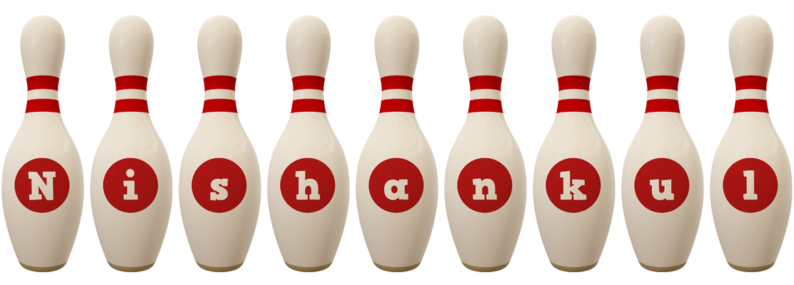 Nishankul bowling-pin logo