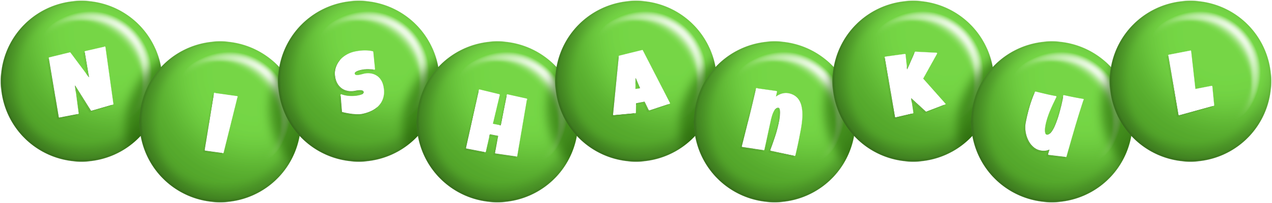 Nishankul candy-green logo