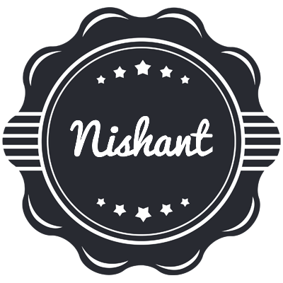 Nishant badge logo