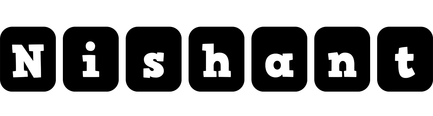 Nishant box logo
