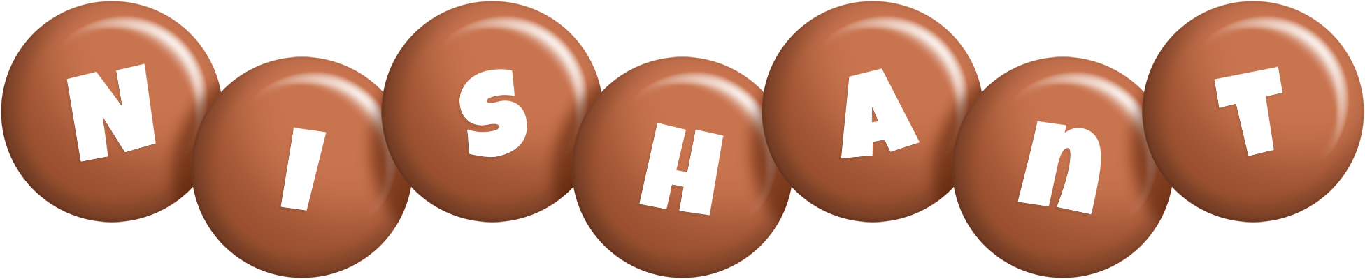 Nishant candy-brown logo