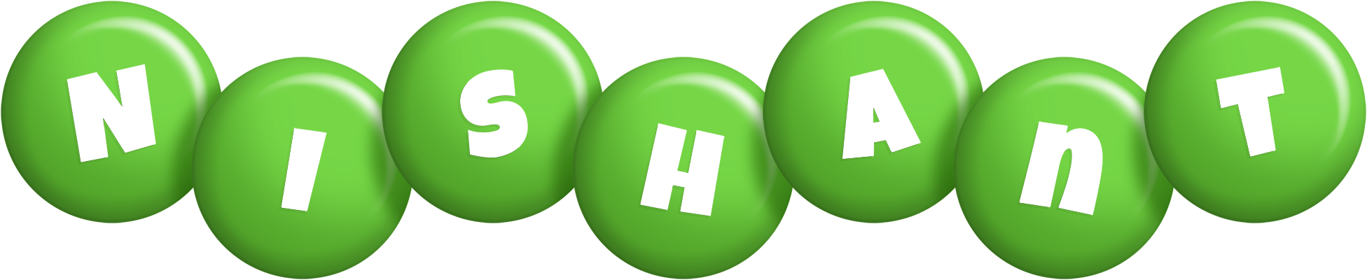 Nishant candy-green logo