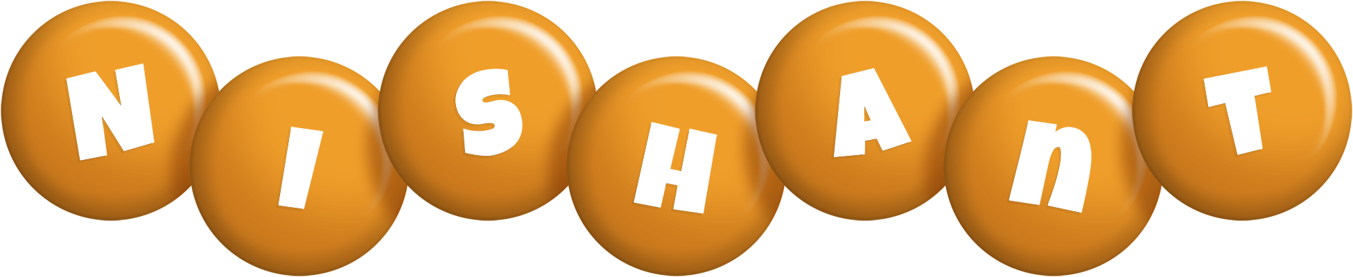 Nishant candy-orange logo