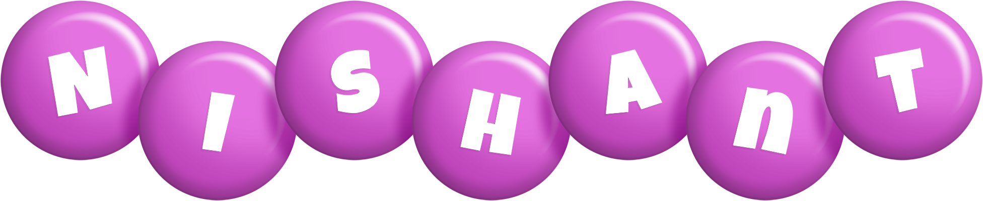 Nishant candy-purple logo