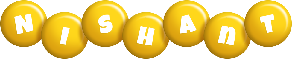 Nishant candy-yellow logo