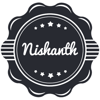 Nishanth badge logo