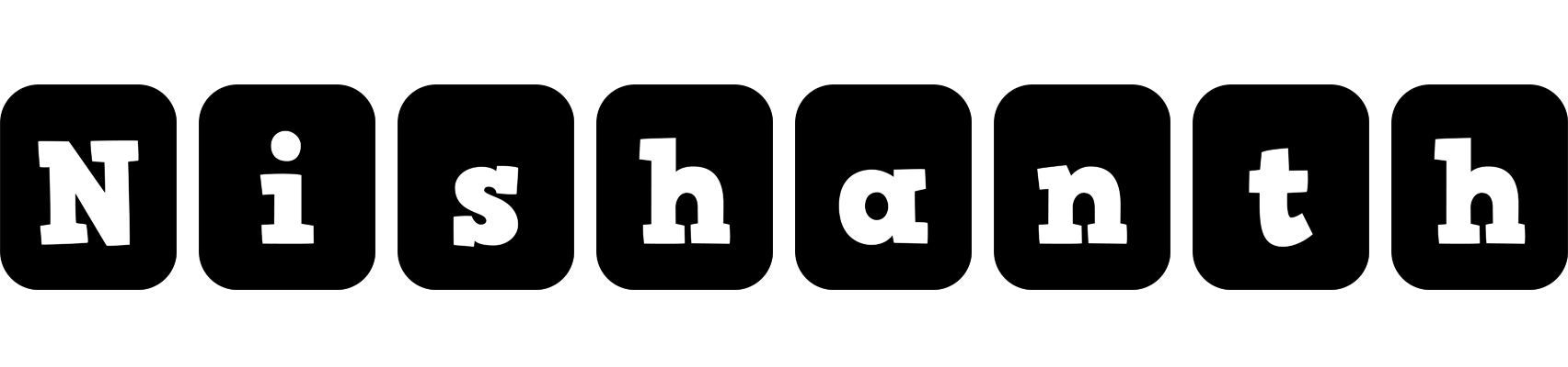 Nishanth box logo