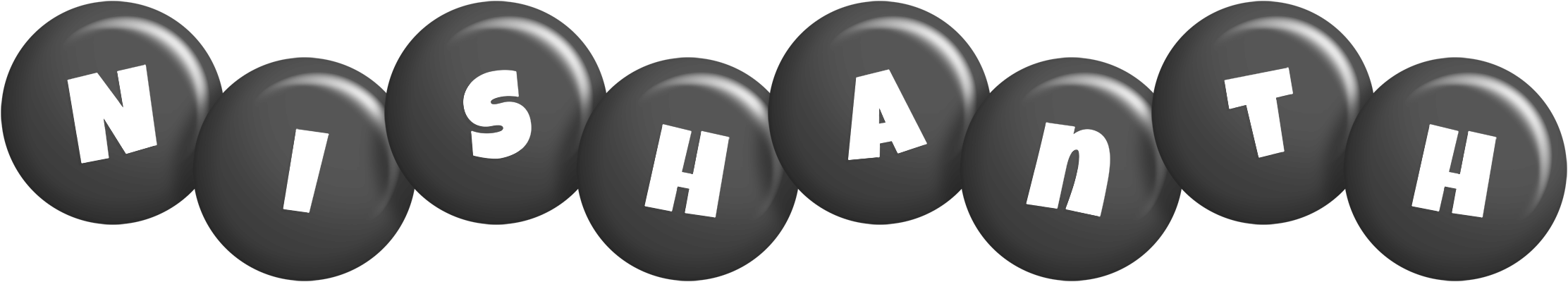Nishanth candy-black logo