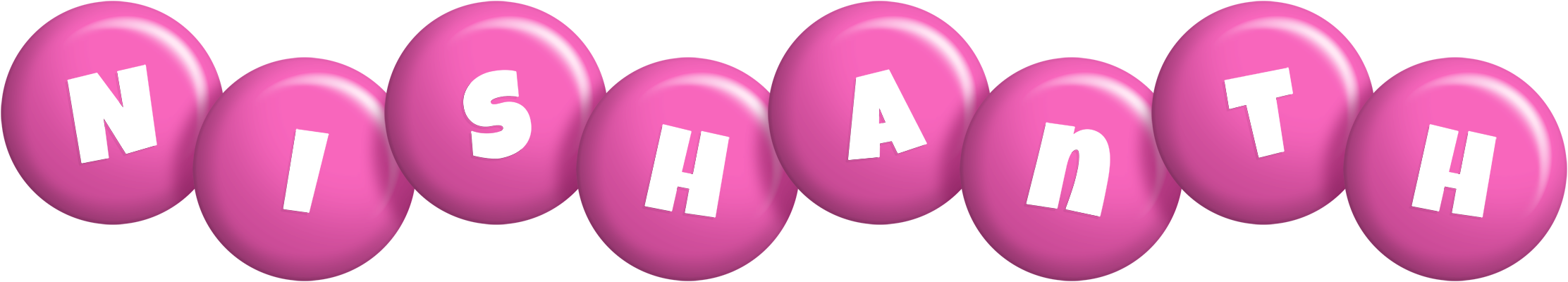 Nishanth candy-pink logo