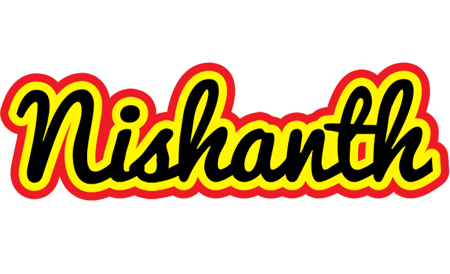 Nishanth flaming logo