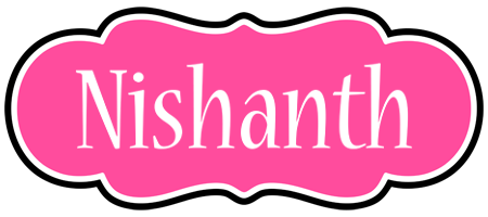 Nishanth invitation logo