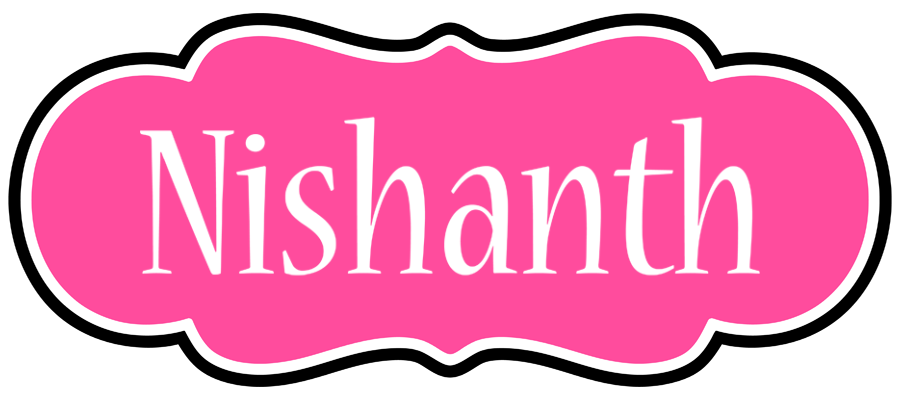 Nishanth invitation logo