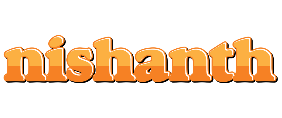 Nishanth orange logo