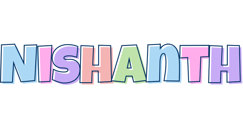 Nishanth pastel logo