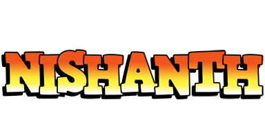 Nishanth sunset logo