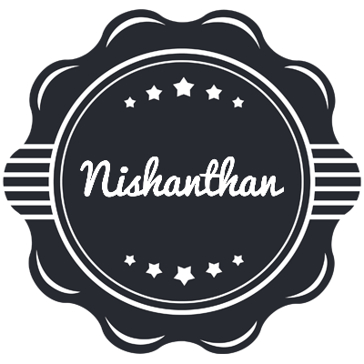 Nishanthan badge logo
