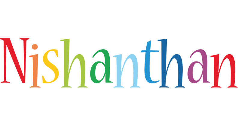 Nishanthan birthday logo