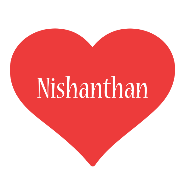 Nishanthan love logo