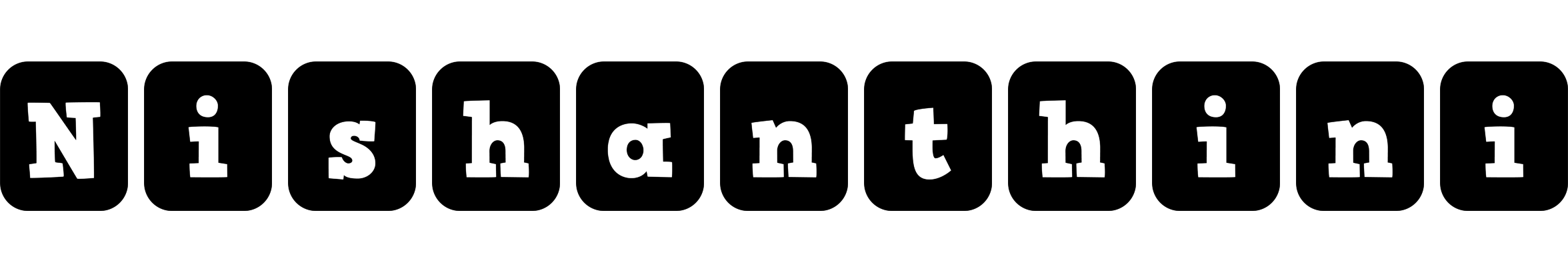Nishanthini box logo