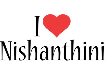 Nishanthini i-love logo