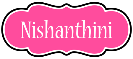 Nishanthini invitation logo