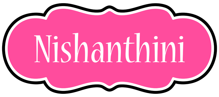 Nishanthini invitation logo