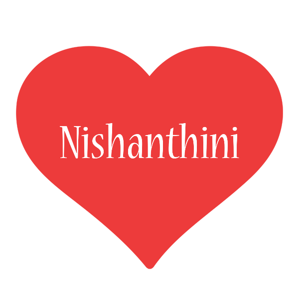 Nishanthini love logo