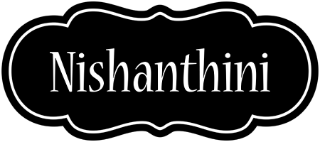 Nishanthini welcome logo