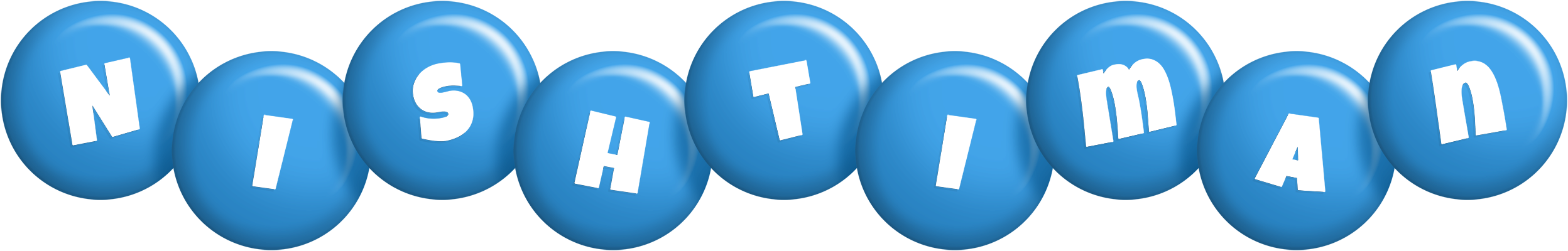 Nishtiman candy-blue logo