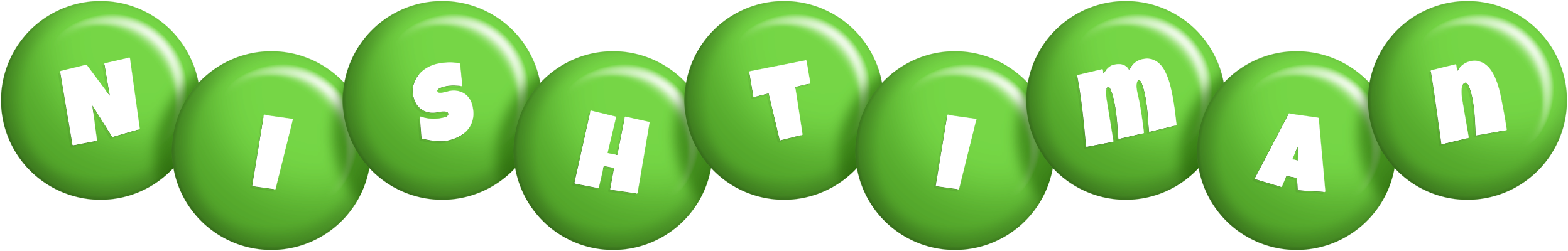 Nishtiman candy-green logo