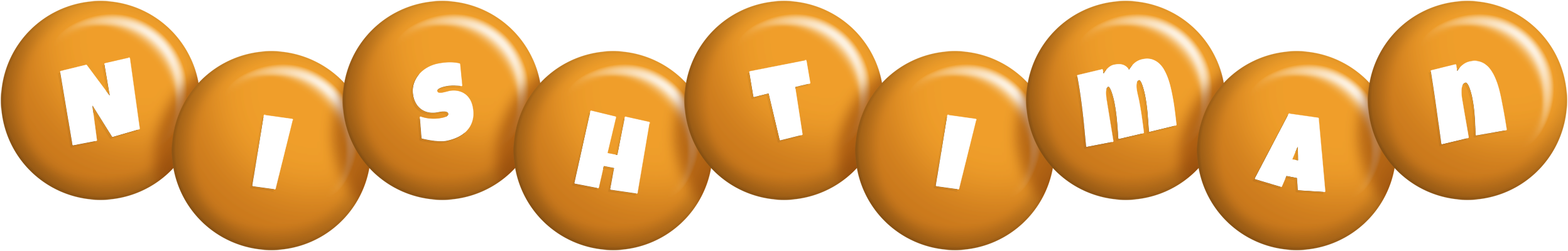 Nishtiman candy-orange logo
