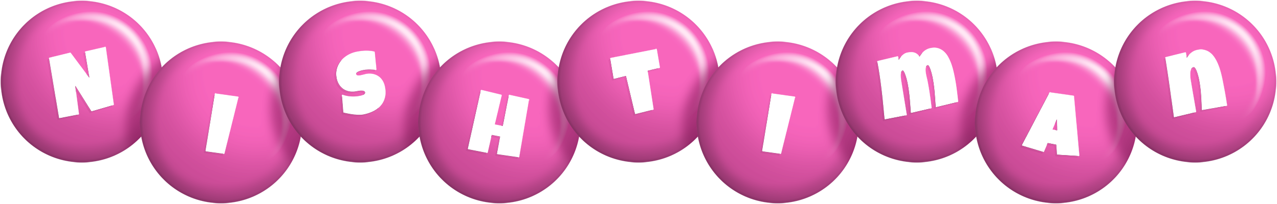 Nishtiman candy-pink logo
